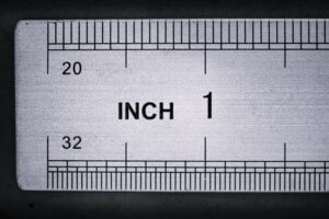 Where is.07 Inches on a Ruler?