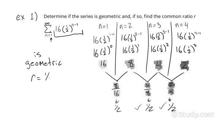 What is the Constant Ratio If the Following Series is Geometric? photo 0