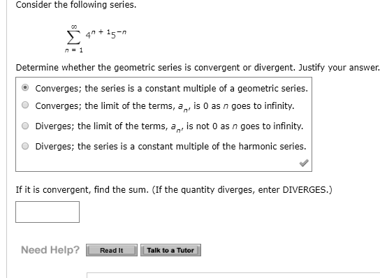 What is the Constant Ratio If the Following Series is Geometric? photo 1